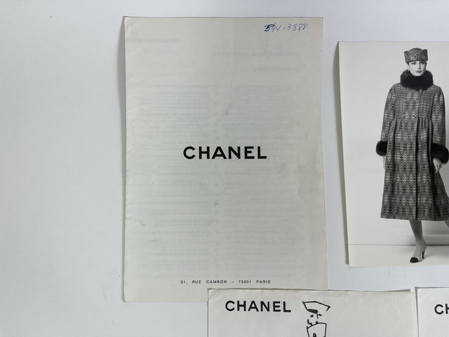 Vintage Chanel Ephemera 1981/1982 Collection Haute Couture Automne/Hiver [Photo 5]