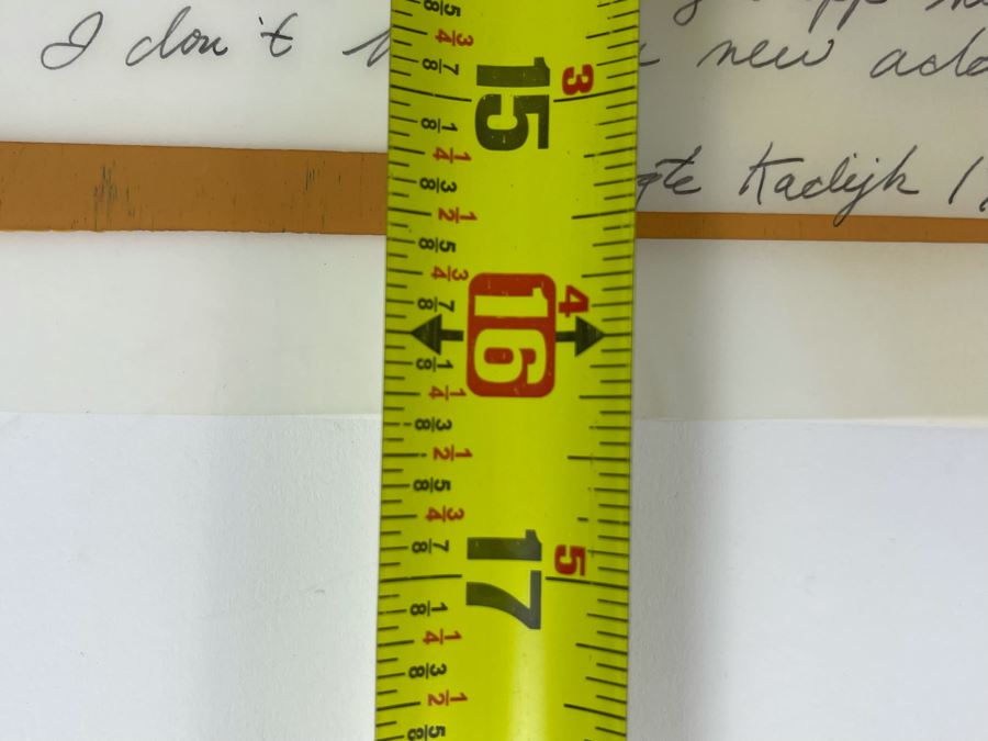 David Lavington (American, 1951–1995) Personal Handwritten Letter By David Lavington On His Handmade Artist Paper 11.5 X 16 [Photo 7]