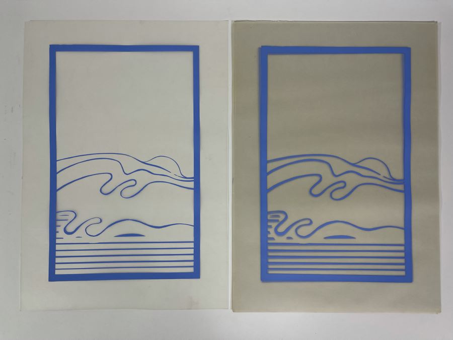 David Lavington (American, 1951–1995) 18 Handmade David Lavington Prints Screenprints (18 Total Prints) 12W X 17H [Photo 2]