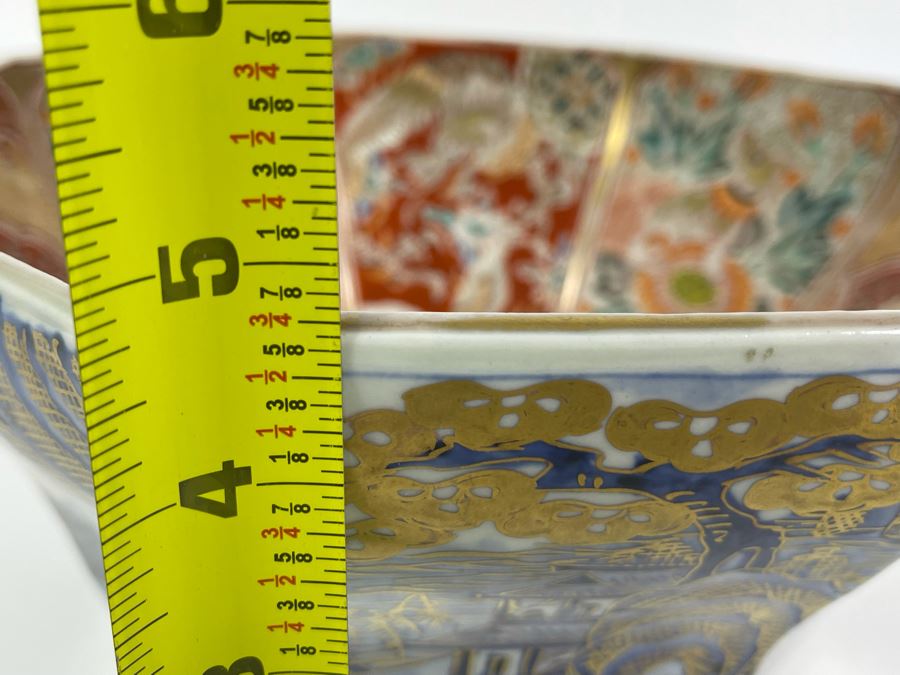 Vintage Japanese Imari Porcelain Bowl 9.75W X 4.75H [Photo 22]