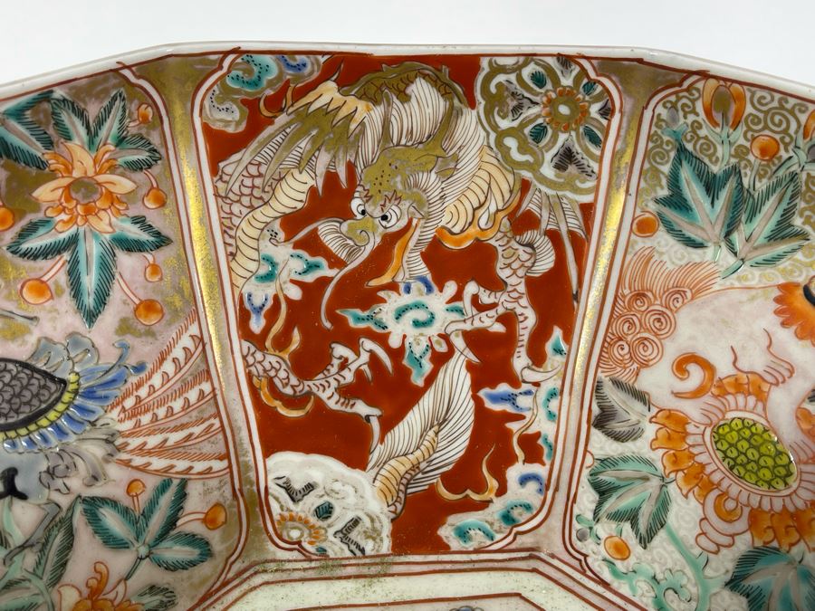 Vintage Japanese Imari Porcelain Bowl 9.75W X 4.75H [Photo 10]