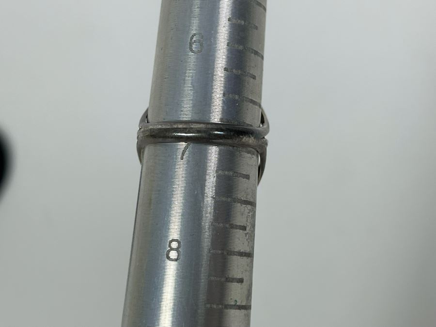 Sterling Silver Turquoise Ring Size 7 8g [Photo 8]