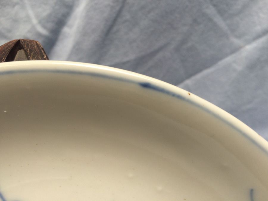 Japanese Blue & White Plate circa 1900 [Photo 9]