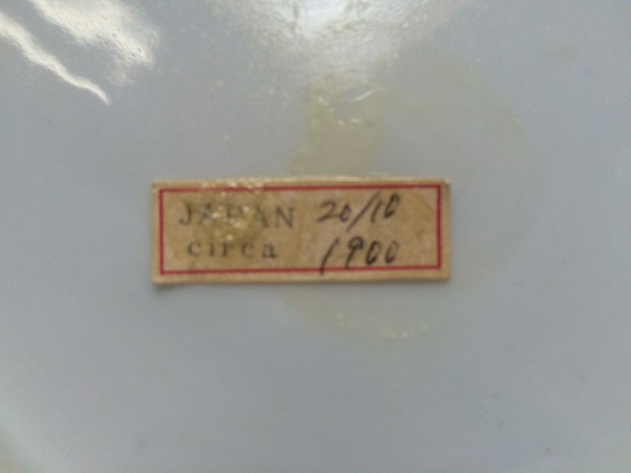 Japanese Blue & White Plate circa 1900 [Photo 13]