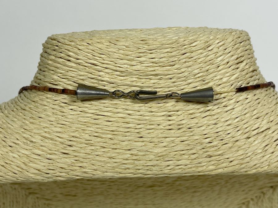 Native American Carved Stone Horse Fetish 26' Necklace [Photo 8]