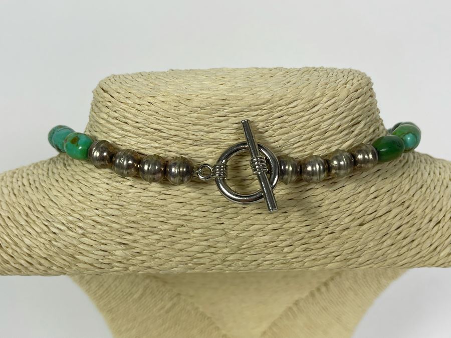 23' Turquoise Bead Necklace [Photo 6]