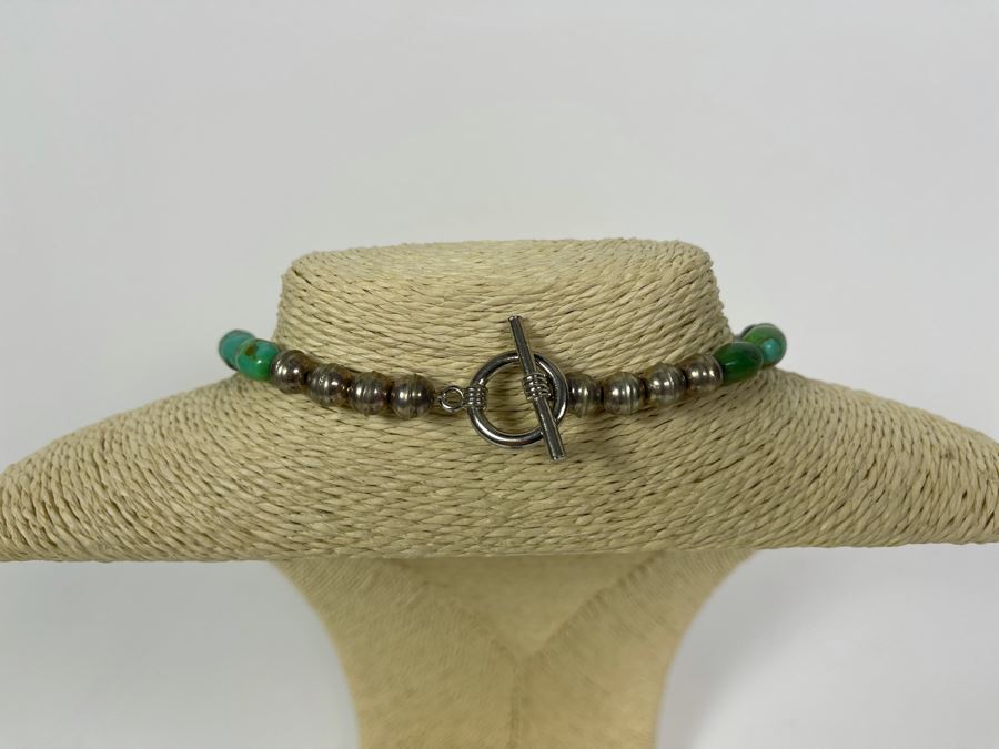 23' Turquoise Bead Necklace [Photo 5]