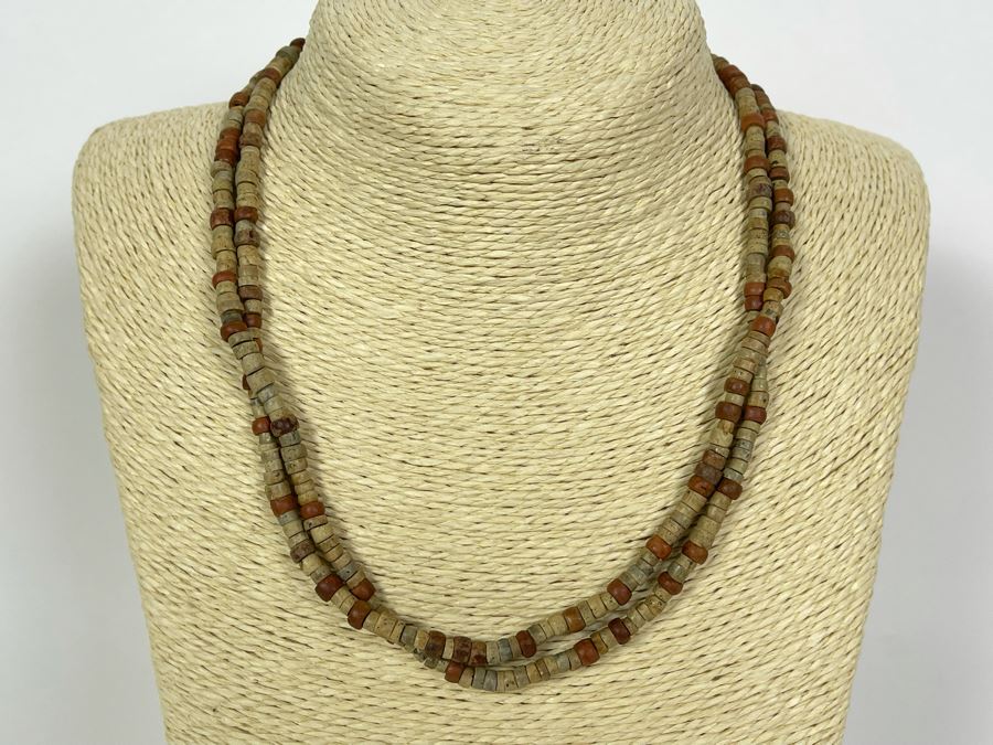 Pre-Columbian Handmade Beads 36' Necklace [Photo 1]