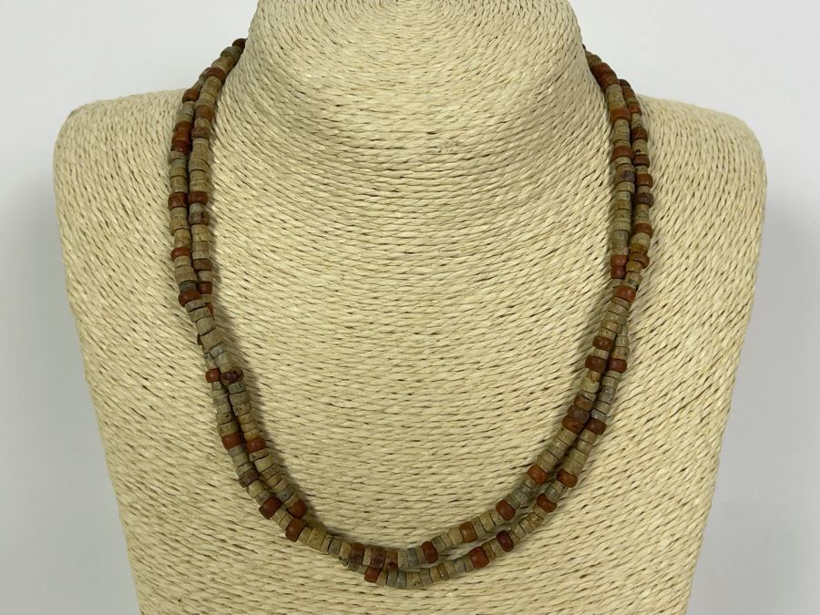 Pre-Columbian Handmade Beads 36' Necklace [Photo 2]