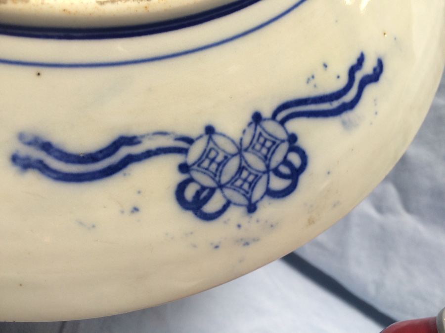 Large Blue & White Plate [Photo 17]