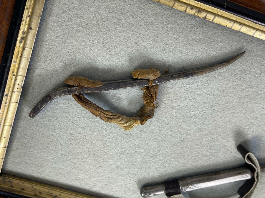 Framed Pair Of Vintage Navy Nautical Marlinspikes 11W X 8H [Photo 4]