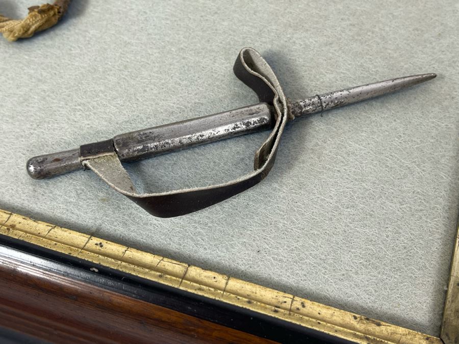 Framed Pair Of Vintage Navy Nautical Marlinspikes 11W X 8H [Photo 6]