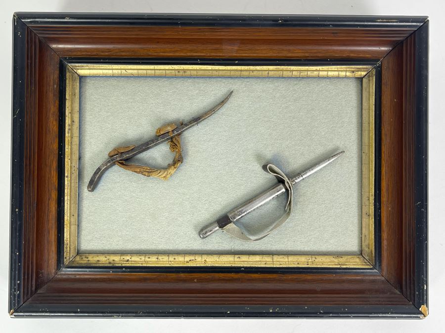 Framed Pair Of Vintage Navy Nautical Marlinspikes 11W X 8H [Photo 7]