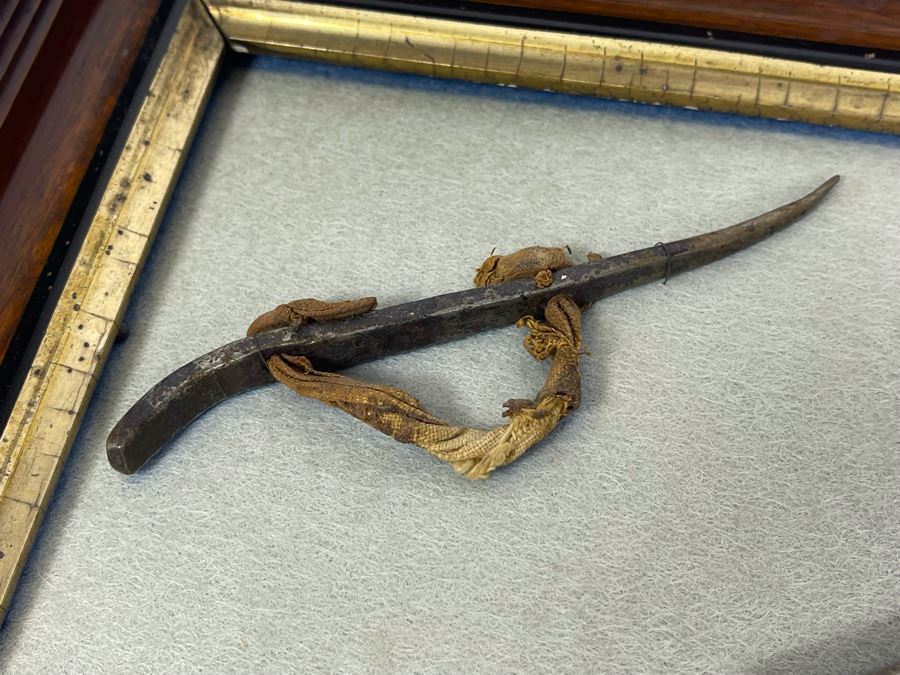 Framed Pair Of Vintage Navy Nautical Marlinspikes 11W X 8H [Photo 3]