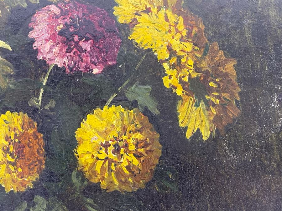 Antique Still Life Painting 18 X 12 [Photo 5]