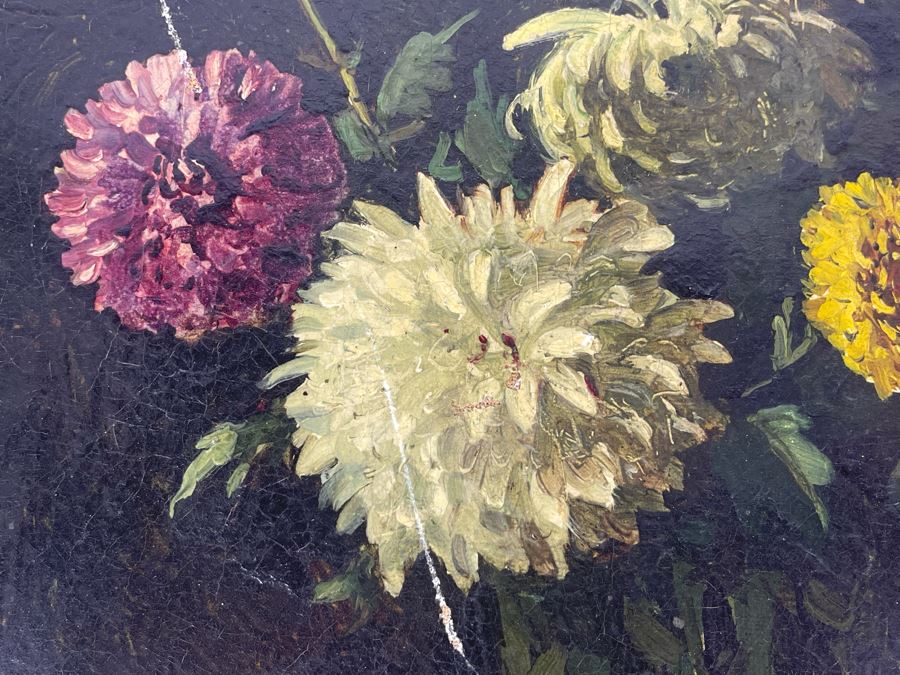 Antique Still Life Painting 18 X 12 [Photo 9]