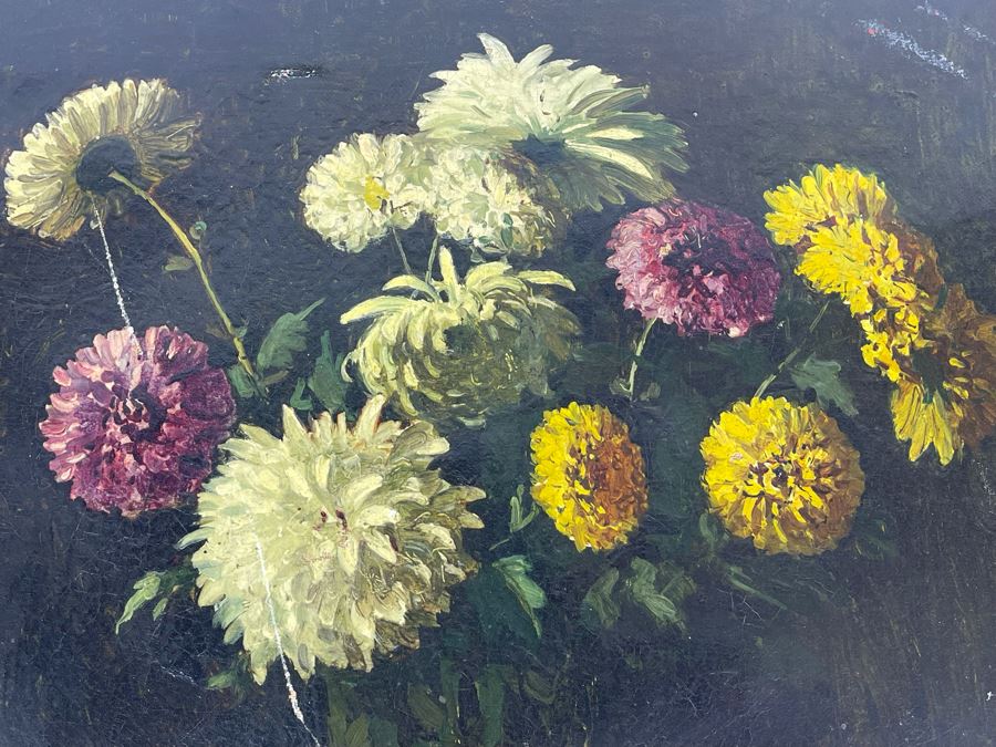 Antique Still Life Painting 18 X 12 [Photo 4]