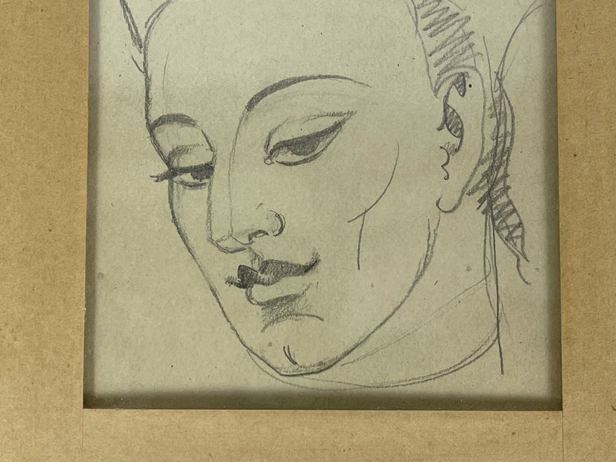 Framed Original Artwork (Front And Back Of Frame) 7 X 9 [Photo 12]