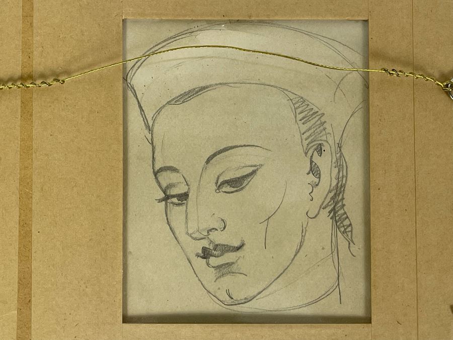 Framed Original Artwork (Front And Back Of Frame) 7 X 9 [Photo 11]