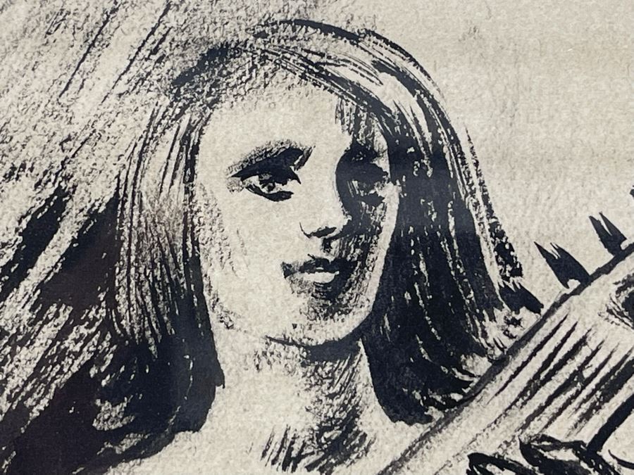 Framed Original Artwork (Front And Back Of Frame) 7 X 9 [Photo 7]