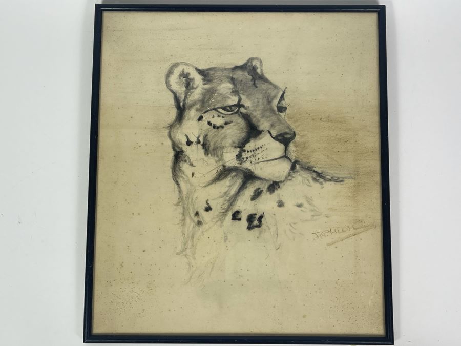 Framed Original Drawing 14 X 16 [Photo 2]