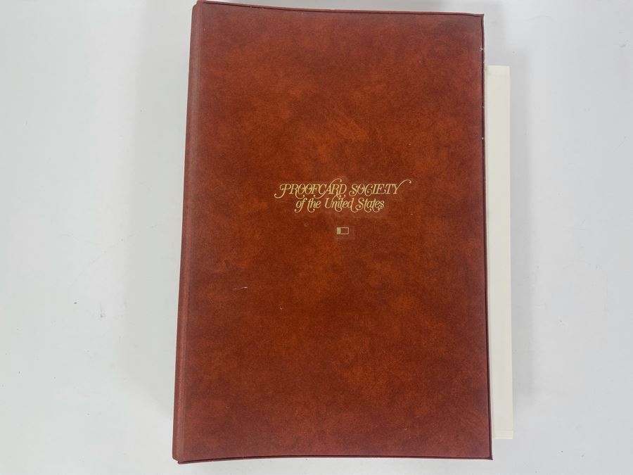 Vintage Binder Of First Day Issue Stamps Apx 37 Stamps 9 X 13 [Photo 2]