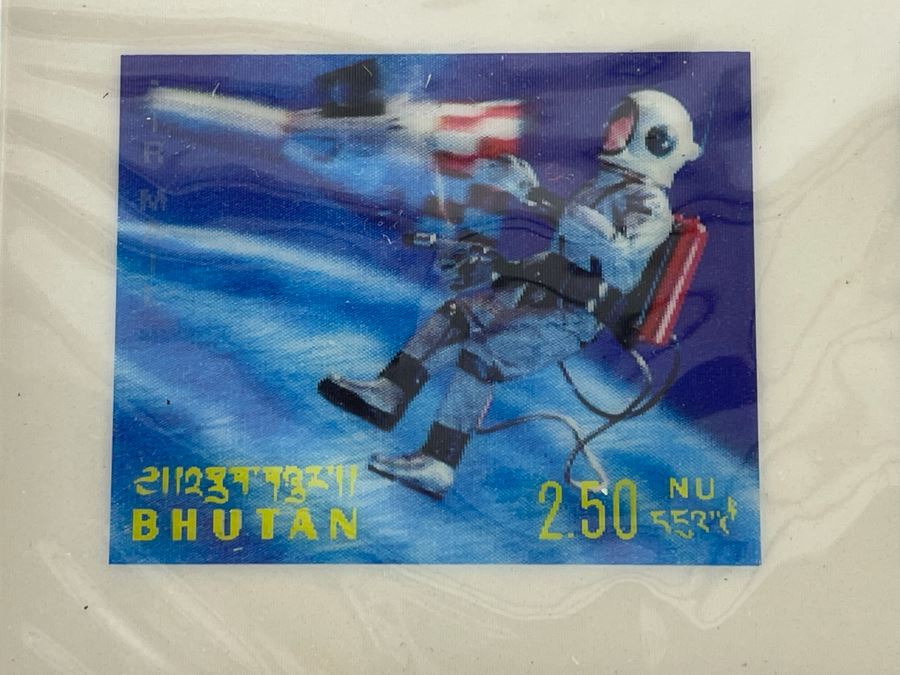 Vintage Bhutan Space Age Stamps [Photo 11]