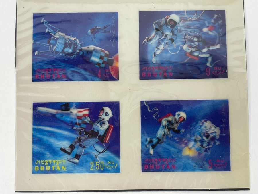 Vintage Bhutan Space Age Stamps [Photo 7]