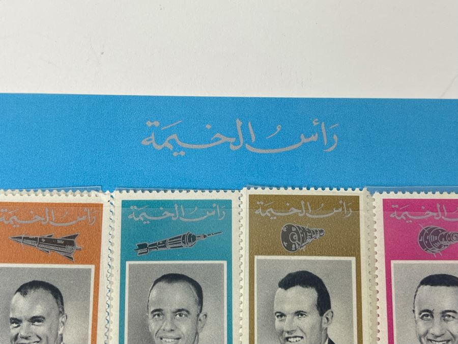 Vintage Ras Al Khaima Mint Space Age Stamps [Photo 6]