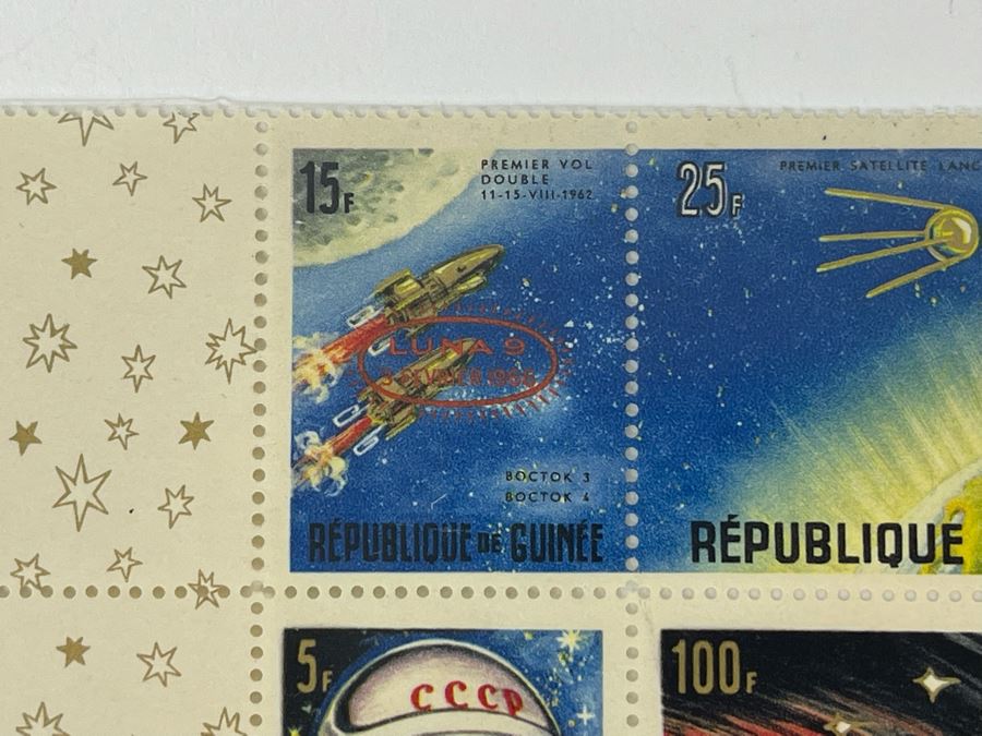 Mint Mid-Century Space Age Stamps From Republique De Guinee [Photo 7]
