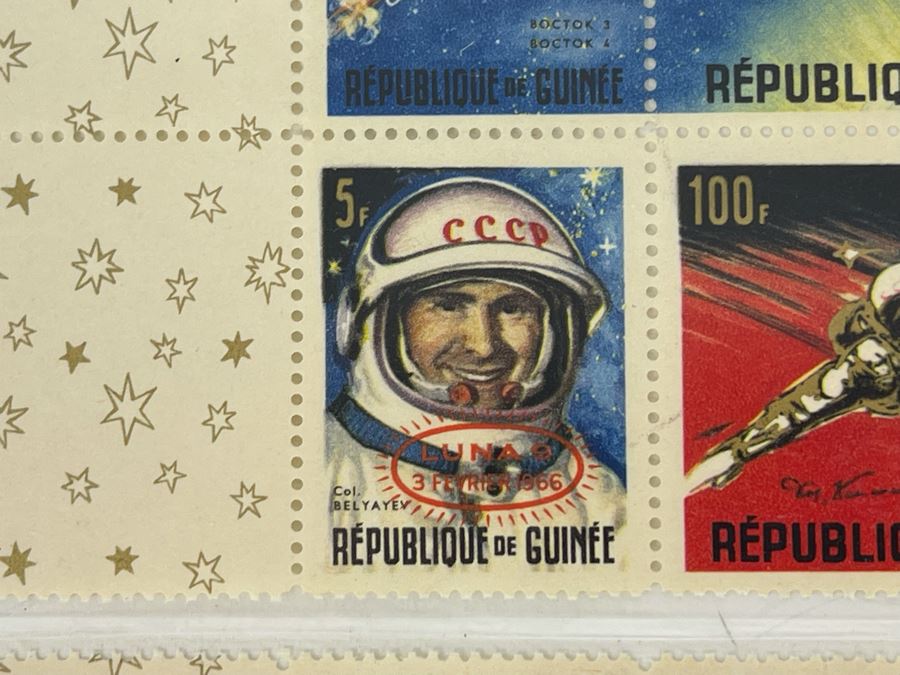 Mint Mid-Century Space Age Stamps From Republique De Guinee [Photo 6]