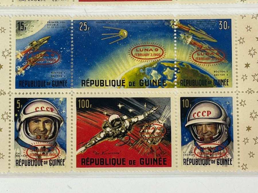 Mint Mid-Century Space Age Stamps From Republique De Guinee [Photo 10]