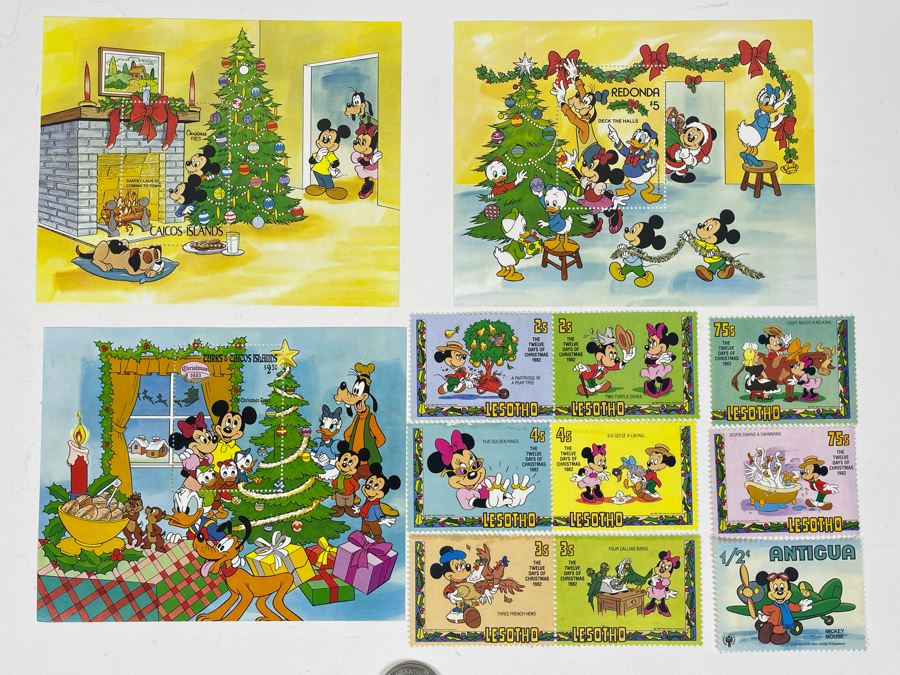 Mint Disney Stamps [Photo 1]