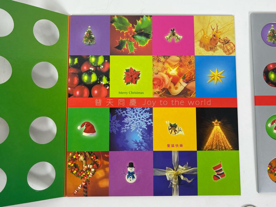 Set Of Two Hong Kong Post Mint Stamp Books Merry Christmas Stamps 2002 [Photo 5]