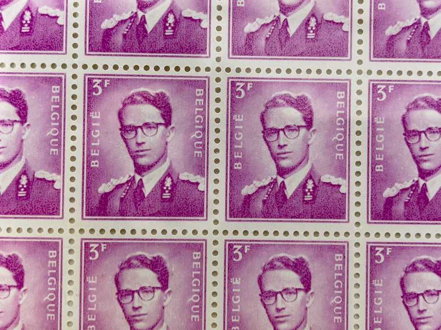 Mid-Century Mint Stamp Sheets From The Vatican, Belgium And Germany Berlin [Photo 8]