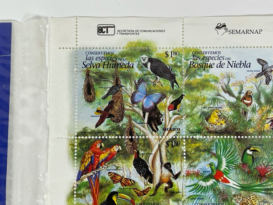 Mid-Century Mint Stamp Sheets From Bulgaria, House Of Questa, Mexico [Photo 12]