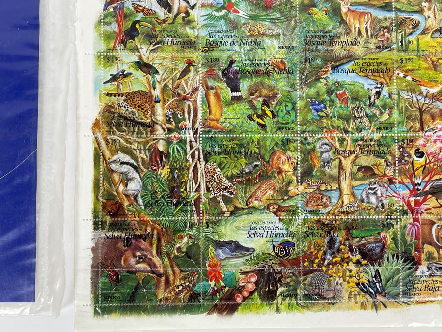 Mid-Century Mint Stamp Sheets From Bulgaria, House Of Questa, Mexico [Photo 15]