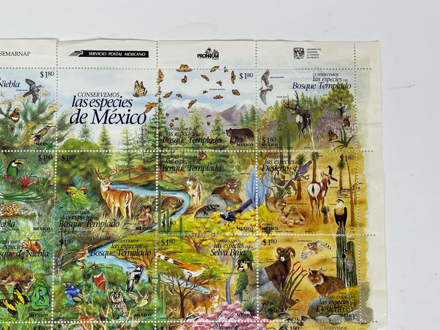 Mid-Century Mint Stamp Sheets From Bulgaria, House Of Questa, Mexico [Photo 17]