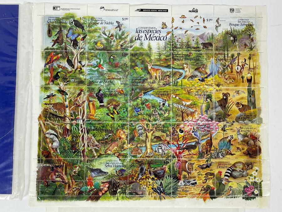 Mid-Century Mint Stamp Sheets From Bulgaria, House Of Questa, Mexico [Photo 10]