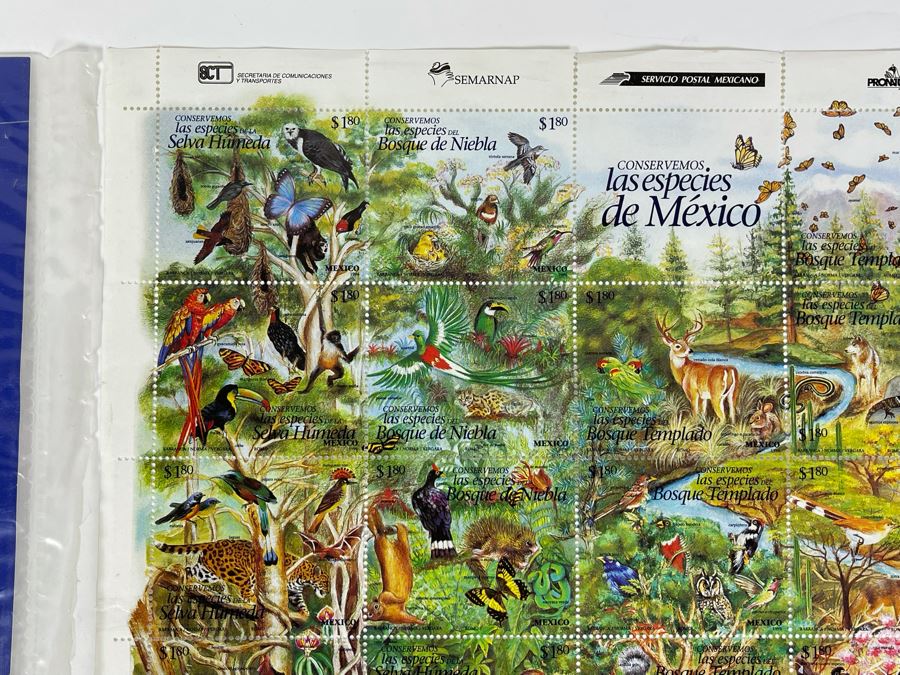 Mid-Century Mint Stamp Sheets From Bulgaria, House Of Questa, Mexico [Photo 16]