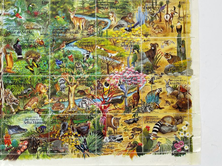 Mid-Century Mint Stamp Sheets From Bulgaria, House Of Questa, Mexico [Photo 14]