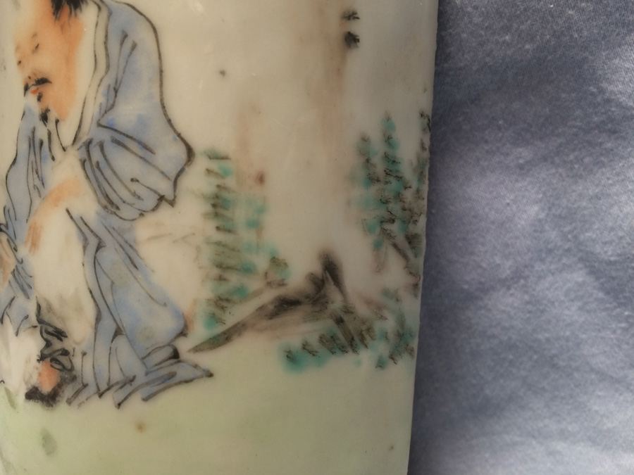 Vintage Asian Hand Painted Match Holder [Photo 12]