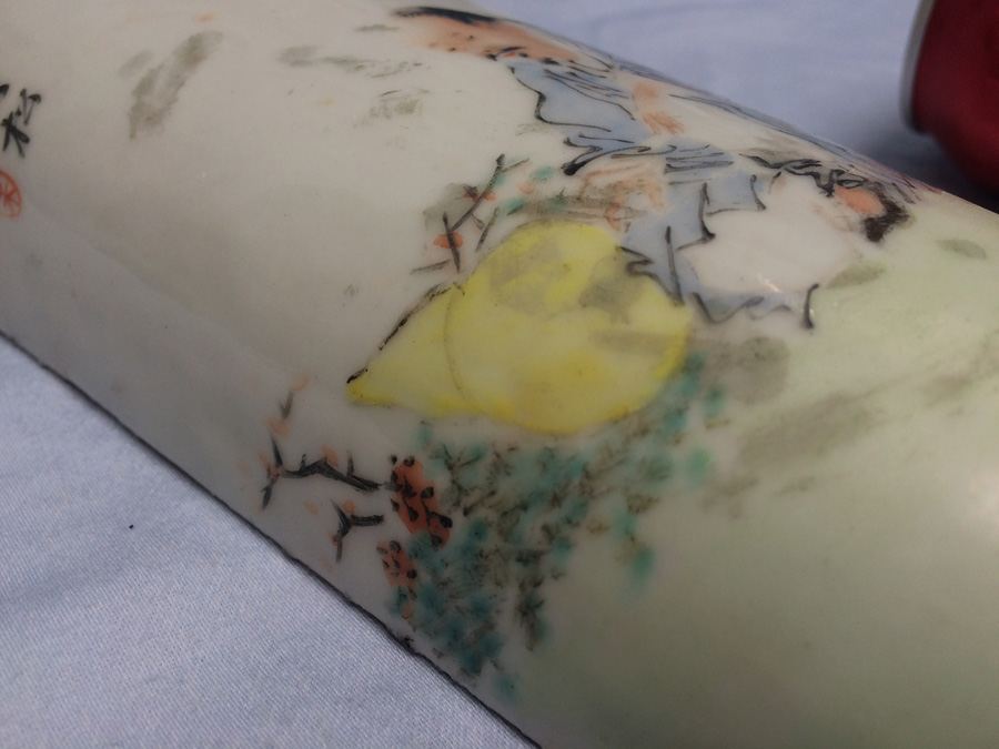 Vintage Asian Hand Painted Match Holder [Photo 5]