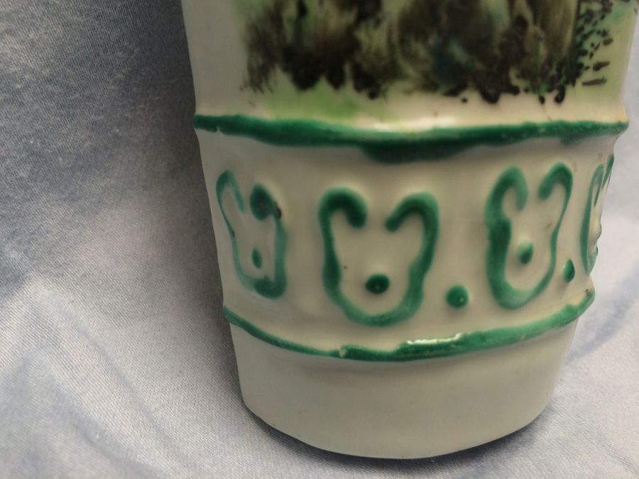 Vintage Asian Hand Painted Match Holder [Photo 8]