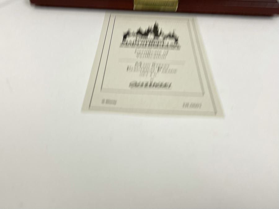 HAND SIGNED Robert Olszewski Disneyland Main Street, USA Collection: Main Street Electrical Parade (Set #1) By Robert Olszewski Disney Theme Park Attraction Miniature Model With Box And COA 12W X 2.75D X 3H DL0601 (Double Signed) [Photo 13]