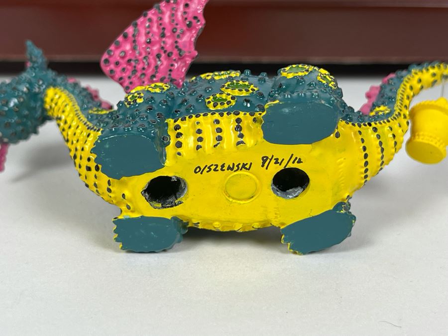 HAND SIGNED Robert Olszewski Disneyland Main Street, USA Collection: Main Street Electrical Parade (Set #1) By Robert Olszewski Disney Theme Park Attraction Miniature Model With Box And COA 12W X 2.75D X 3H DL0601 (Double Signed) [Photo 15]