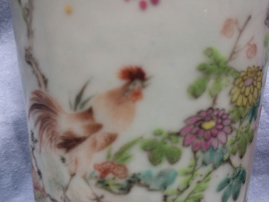 Vintage Asian Hand Painted Match Holder [Photo 4]