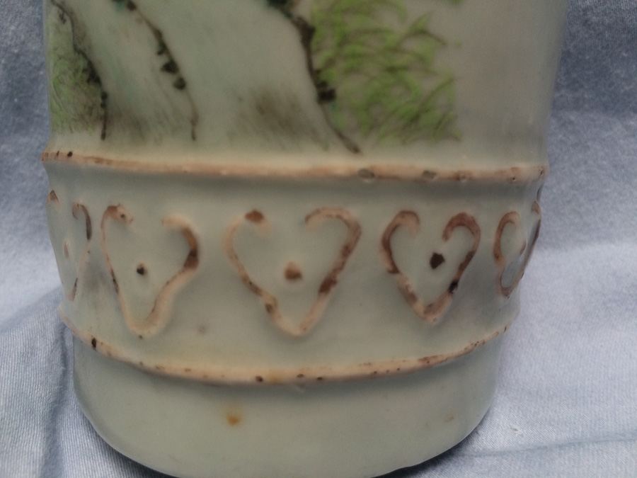 Vintage Asian Hand Painted Match Holder [Photo 7]