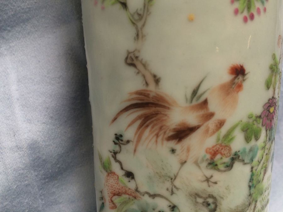 Vintage Asian Hand Painted Match Holder [Photo 9]