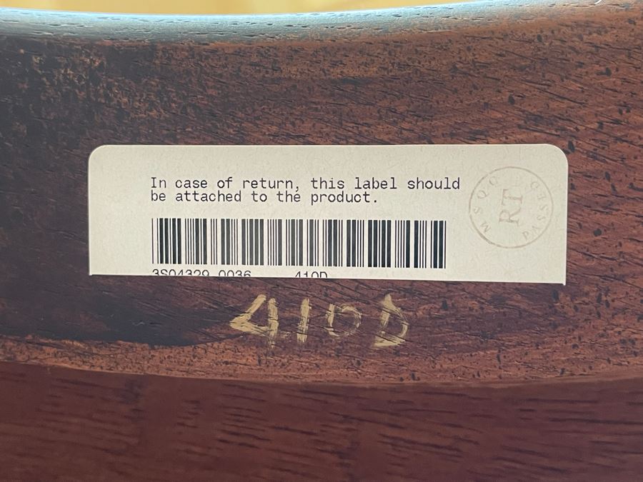 Stunning 4.5' Round Coffee Table With Gilt Brass Ormolu Mounts Glass Top Considered To Be Maitland-Smith 24.5'H [Photo 16]